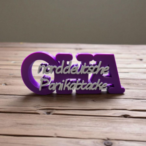Oha – norddeutsche Panikattacke | Humorvoller Schriftzug mit norddeutschem Charme