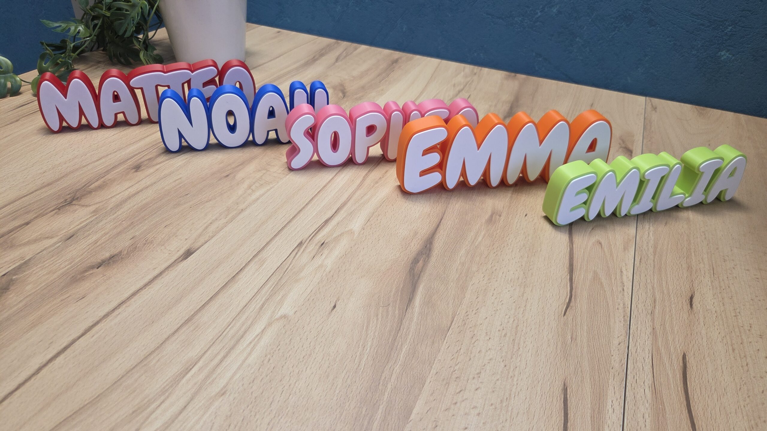 Personalisierte Kindername Deko – Namensschild fürs Kinderzimmer als Lettering – Bild 2