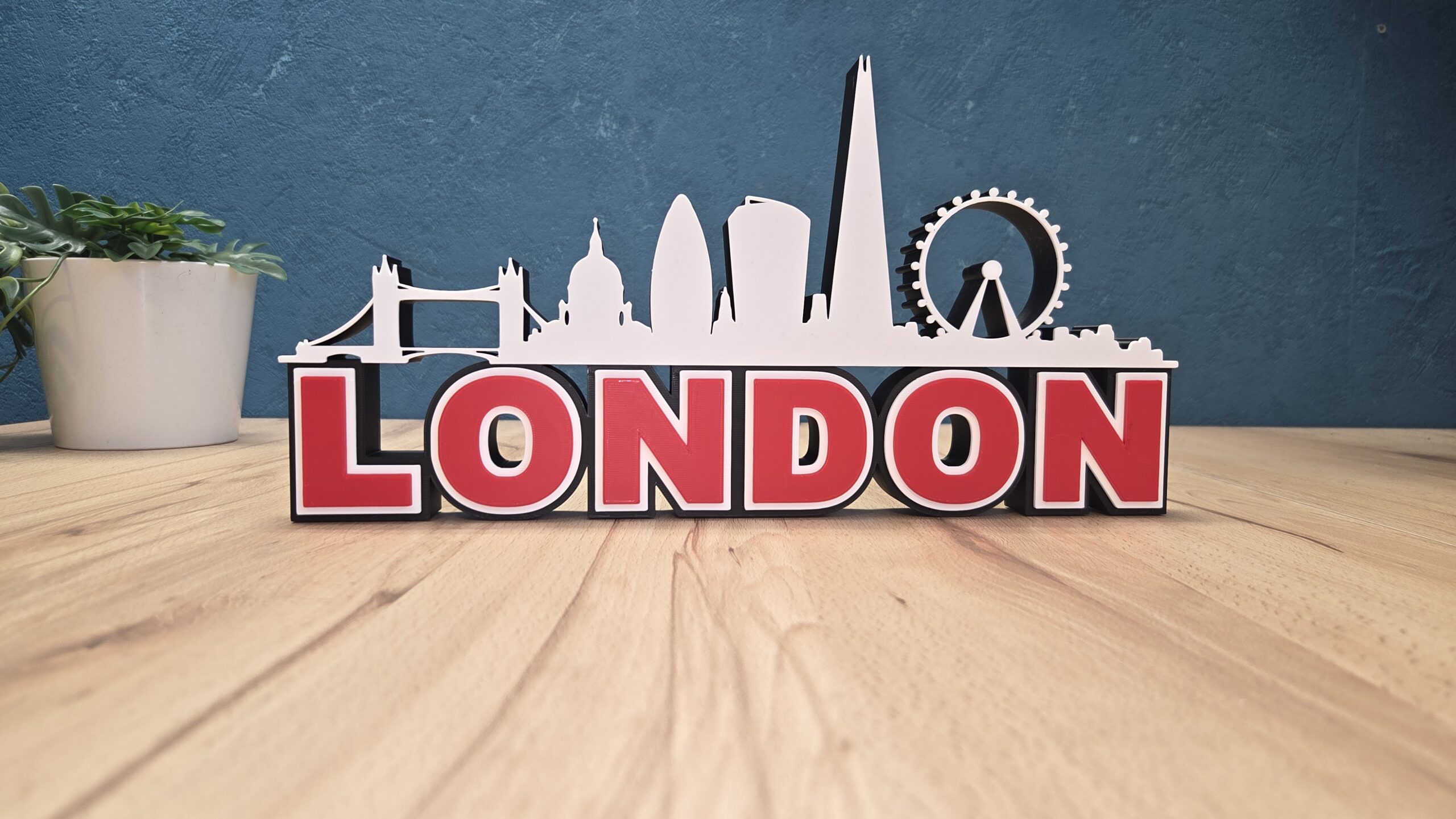 London Skyline Deko – stilvolle Stadt Silhouette der britischen Hauptstadt – Bild 5