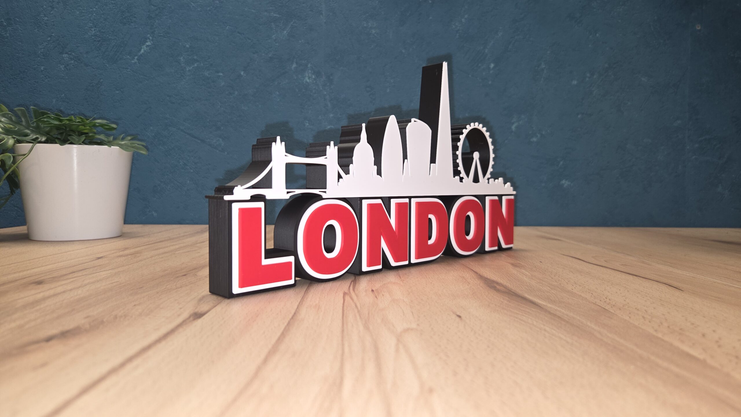 London Skyline Deko – stilvolle Stadt Silhouette der britischen Hauptstadt – Bild 4