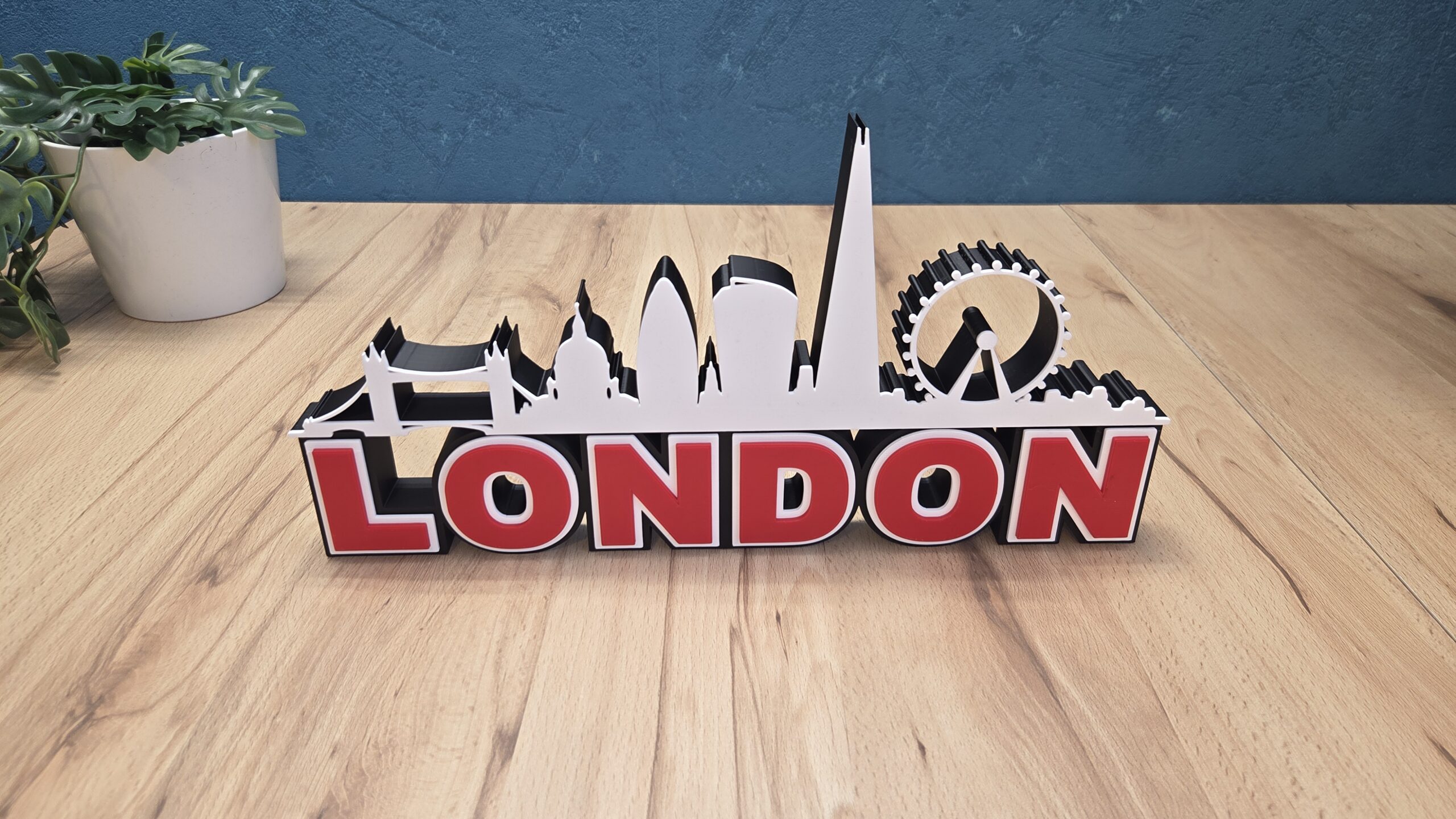 London Skyline Deko – stilvolle Stadt Silhouette der britischen Hauptstadt – Bild 6