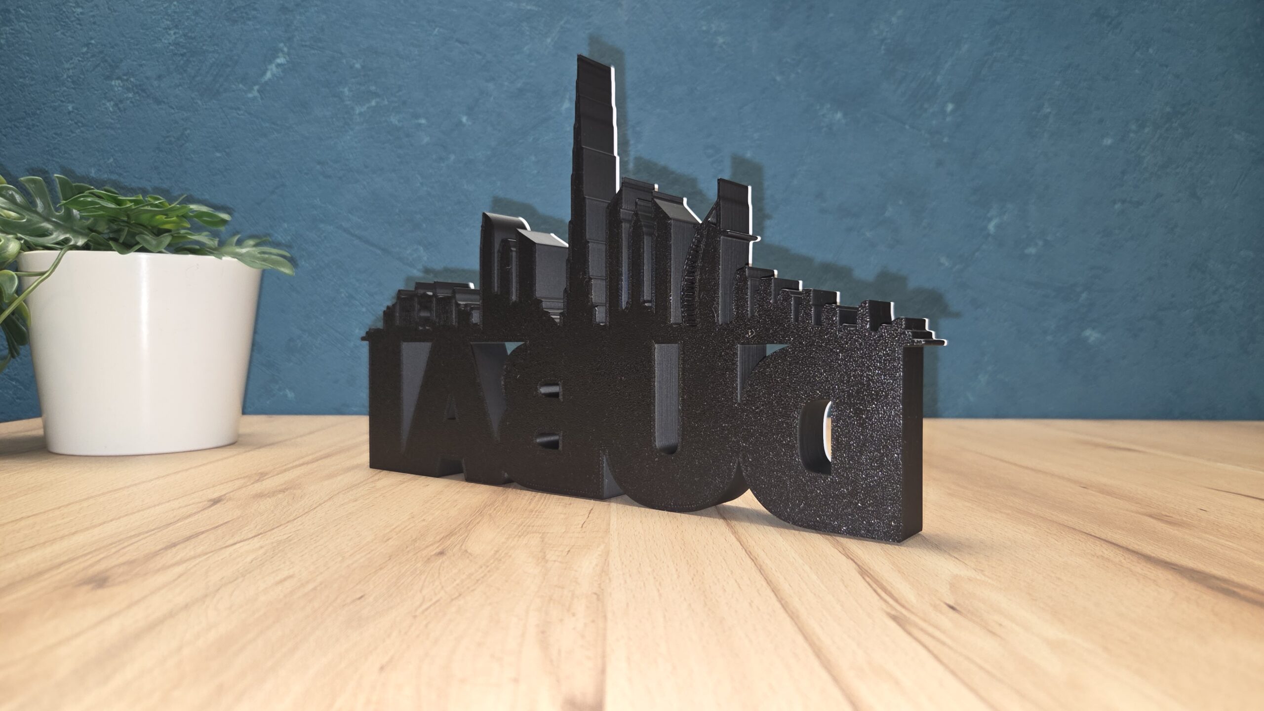 Dubai Skyline Deko – moderne Stadt Silhouette mit ikonischer Architektur – Bild 7