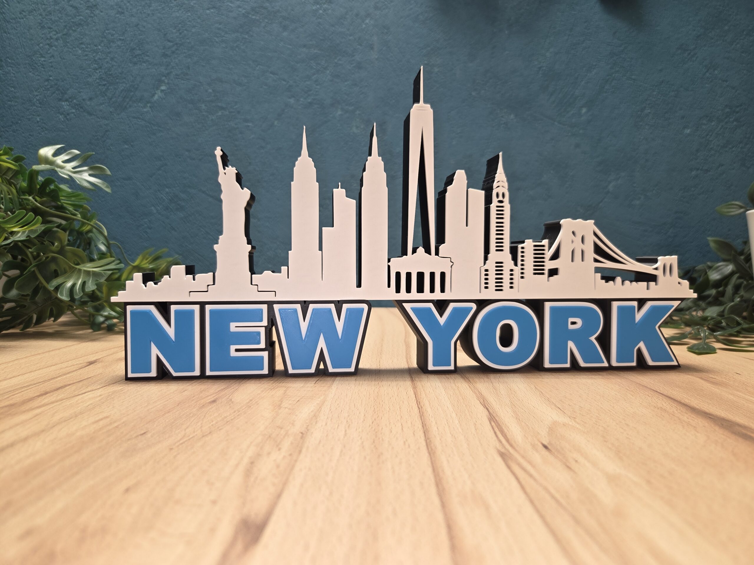 New York Skyline Deko – ikonische Stadt Silhouette als modernes Wohnaccessoire – Bild 6