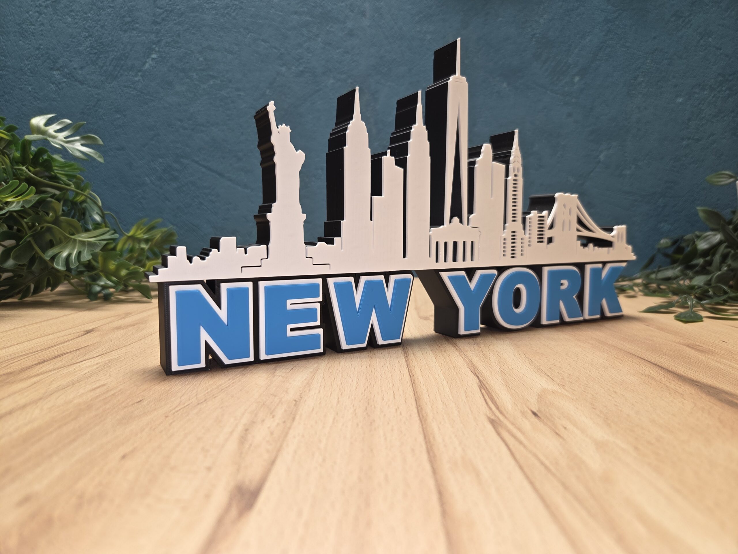 New York Skyline Deko – ikonische Stadt Silhouette als modernes Wohnaccessoire – Bild 5