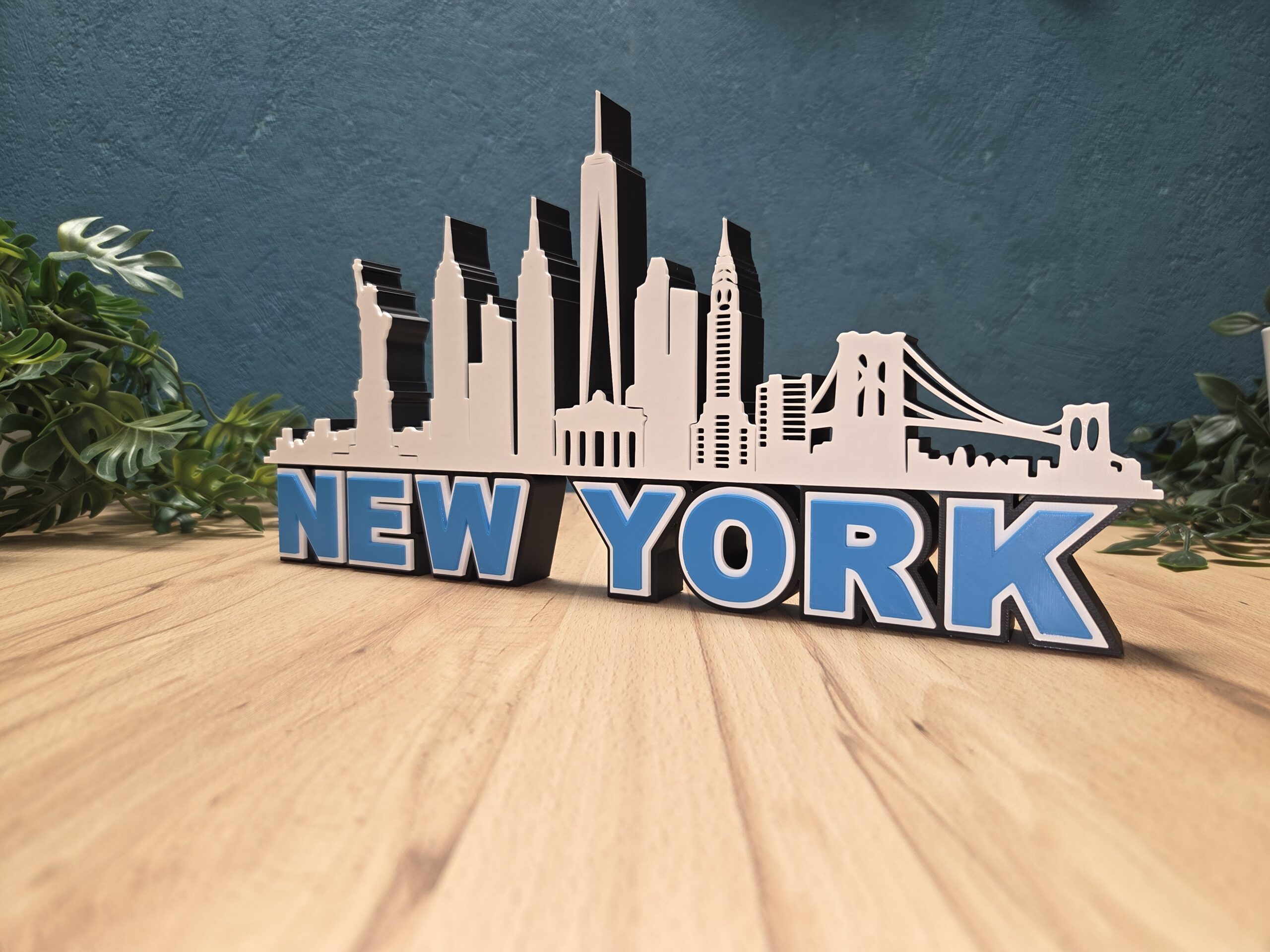 New York Skyline Deko – ikonische Stadt Silhouette als modernes Wohnaccessoire – Bild 4