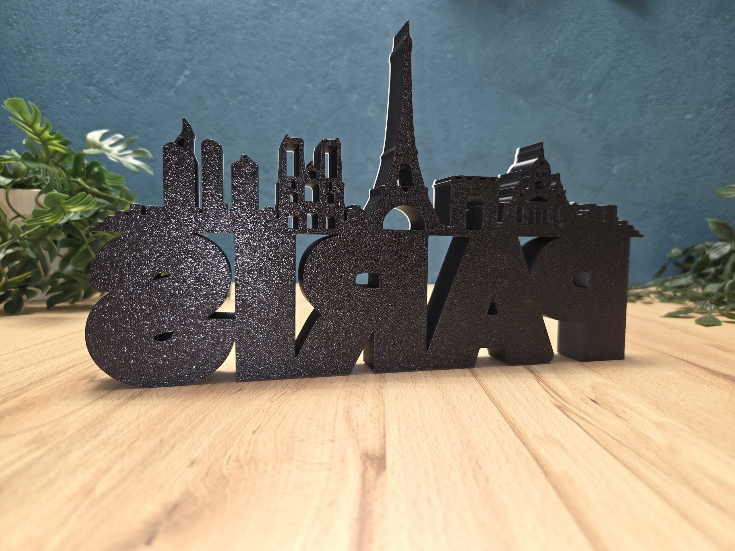 Paris Skyline Deko – moderne Stadt Silhouette als Wohnaccessoire – Bild 7