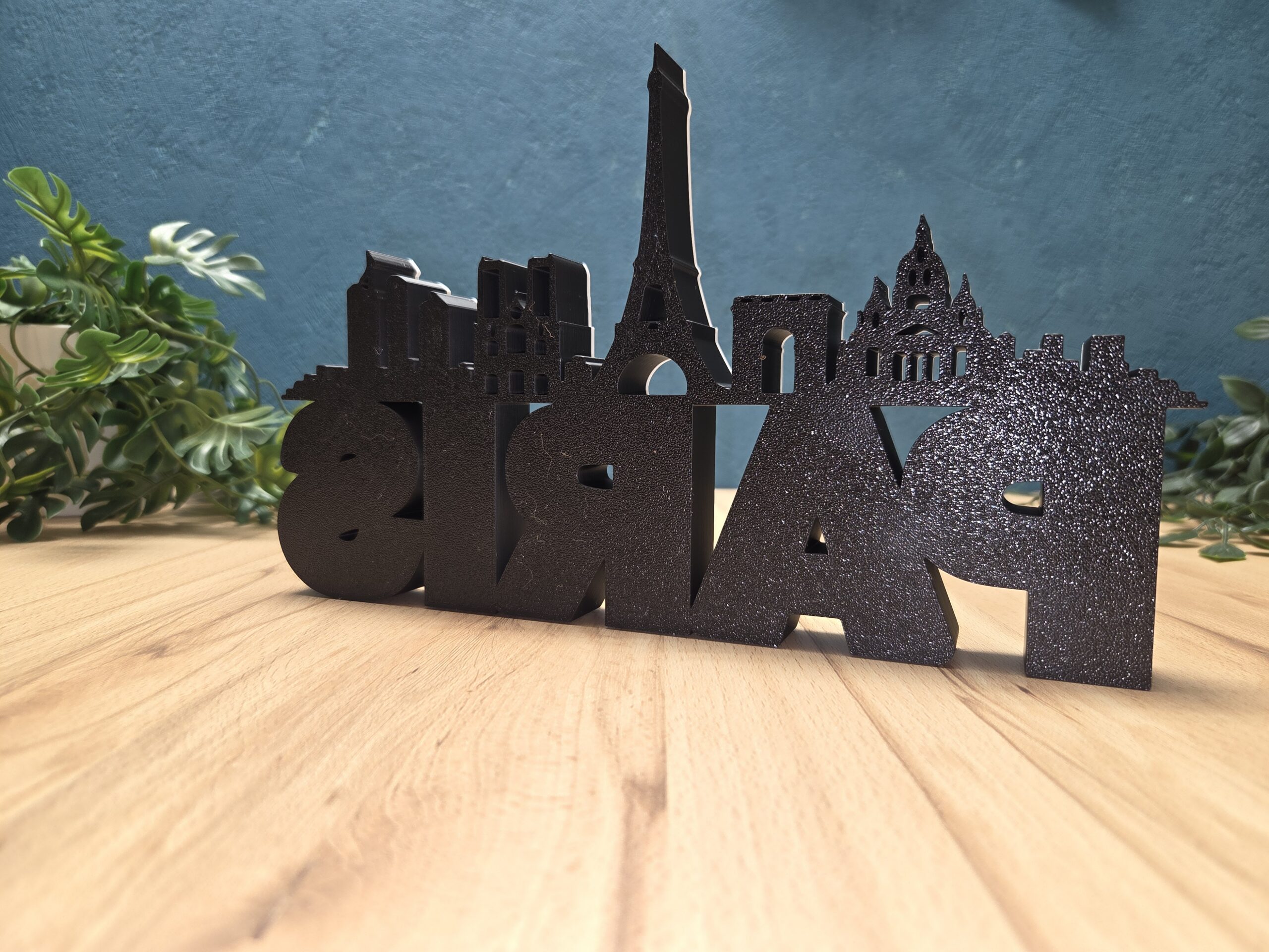 Paris Skyline Deko – moderne Stadt Silhouette als Wohnaccessoire – Bild 8